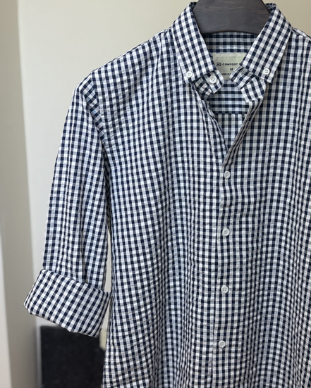 Navy Gingham