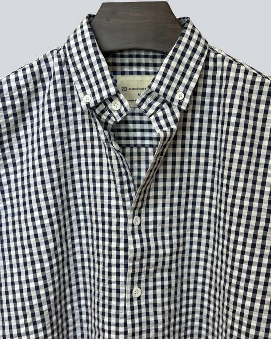 Navy Gingham