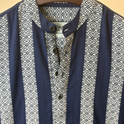 Navy Ivory Geo Block Katua