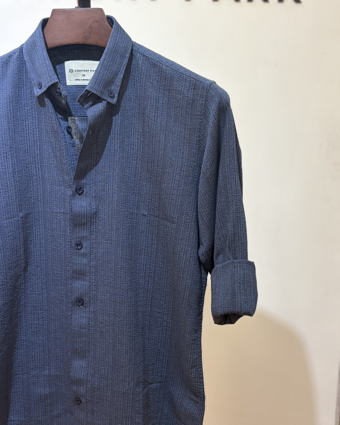 Navy Tonal Stripe