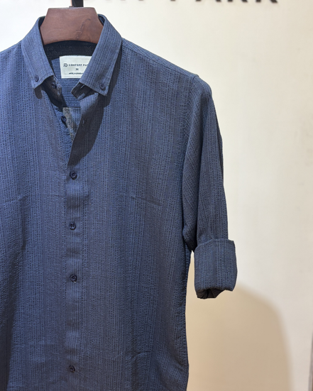 Navy Tonal Stripe