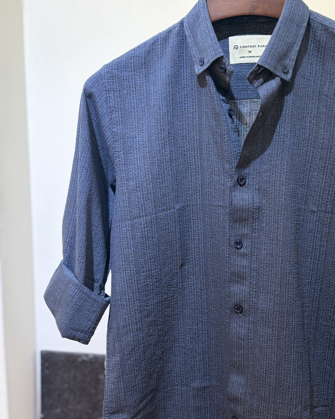 Navy Tonal Stripe