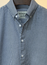 Navy White Stripe Seersucker Shirt