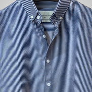 Navy and White Stripe