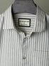 Off-White Pinstripe Half Shirt