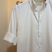 Off-white shirt with subtle texture
