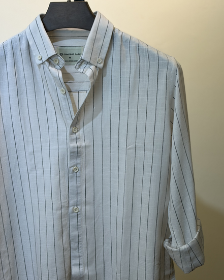Off white & black wide stripes