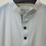 Off white with tonal self-stripes
