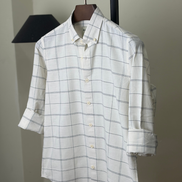 Off white grid check shirt