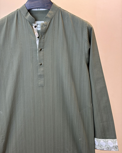 Olive Green Punjabi