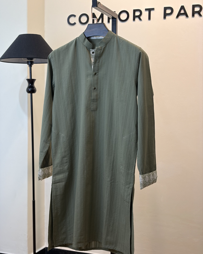 Olive Green Punjabi