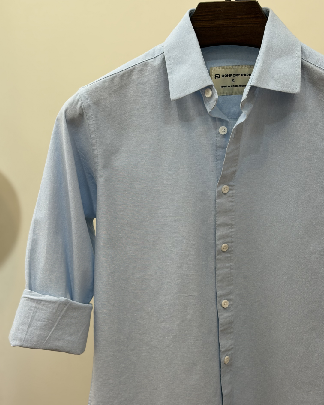 Powder blue shirt