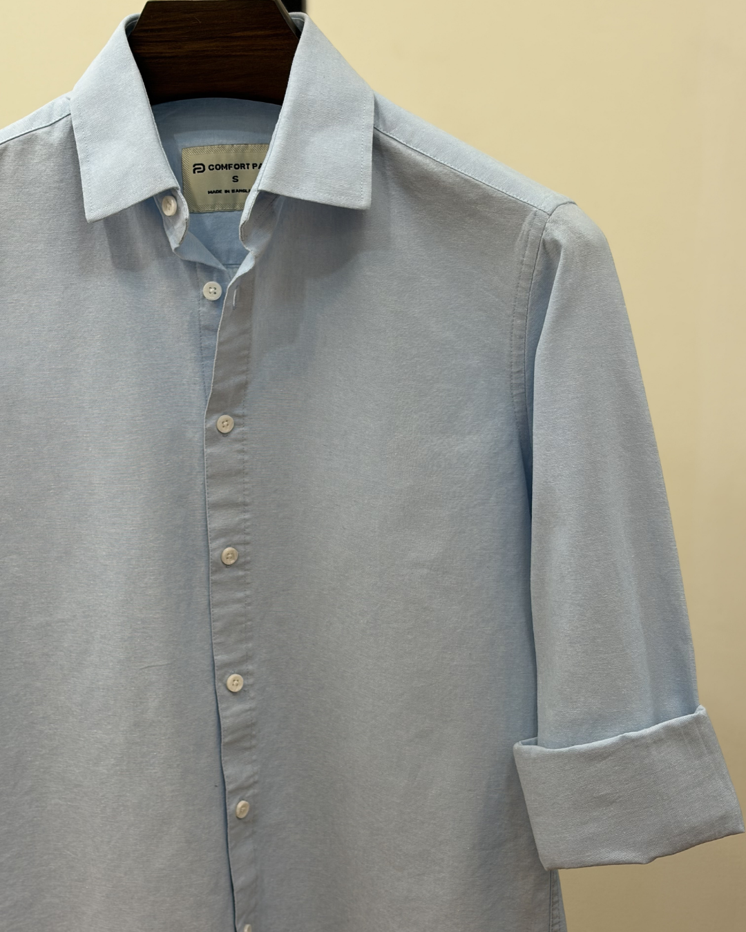 Powder blue shirt
