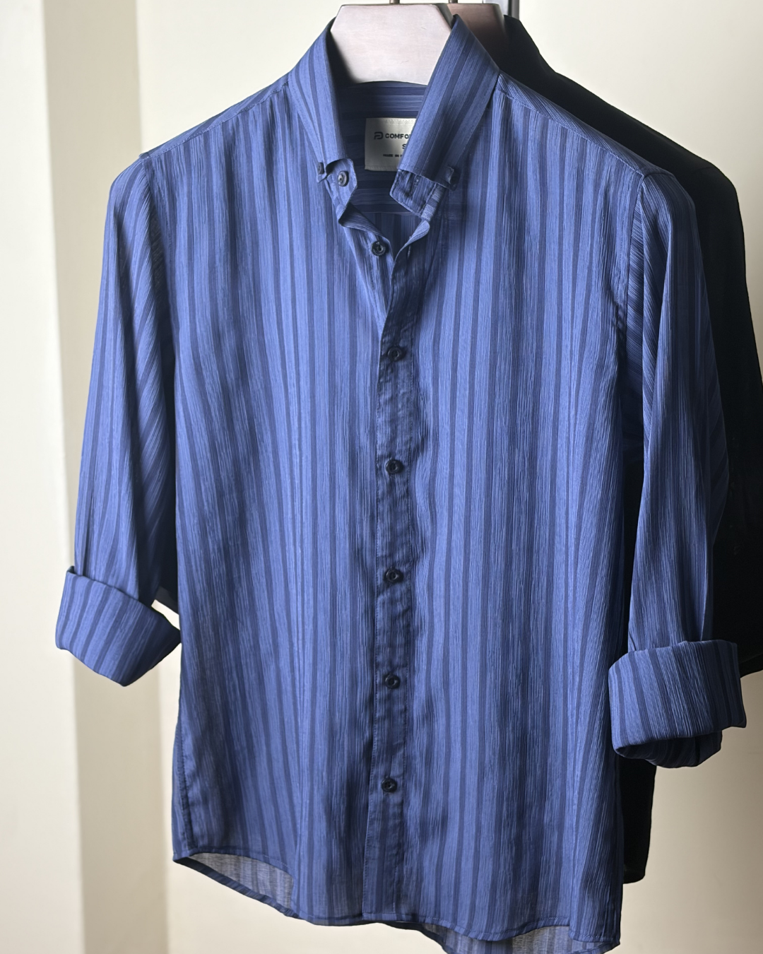 Royal Blue Tone Stripe Shirt
