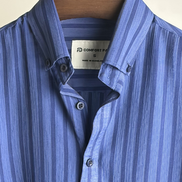 Royal Blue Tone Stripe Shirt