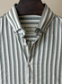 Sage Green White Multi Stripe Shirt