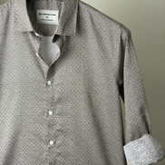 Sage Grey Print Shirt