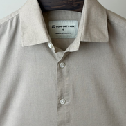 Sand Beige Solid Shirt