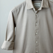 Sand Beige Solid Shirt