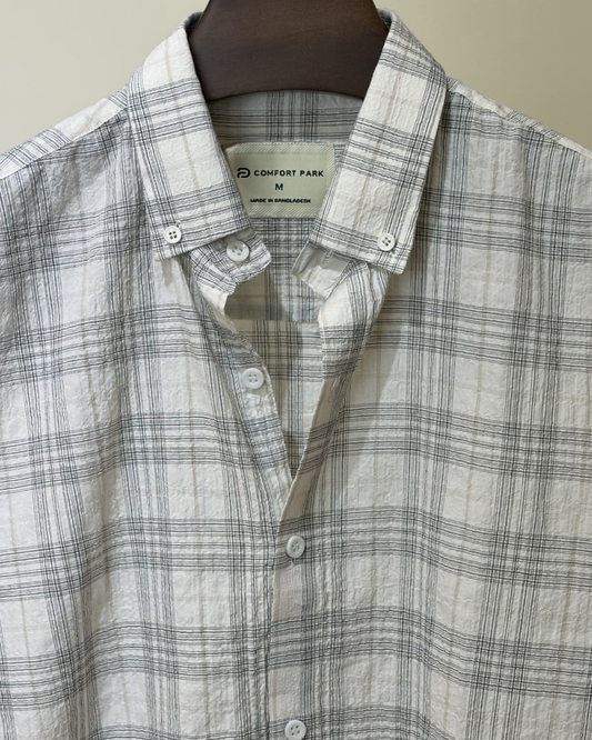 White & Grey Plaid