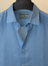 Sky Blue Solid Linen Shirt