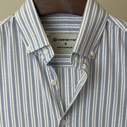 Sky & Khaki Stripe