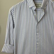 Sky & Khaki Stripe