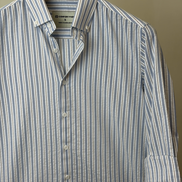 Sky & Khaki Stripe