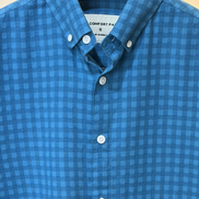 Teal Gingham Check Shirt