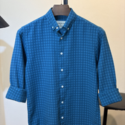 Teal Gingham Check Shirt