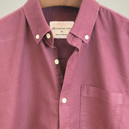 Vintage Maroon oxford cotton shirt
