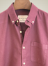 Vintage Maroon oxford cotton shirt