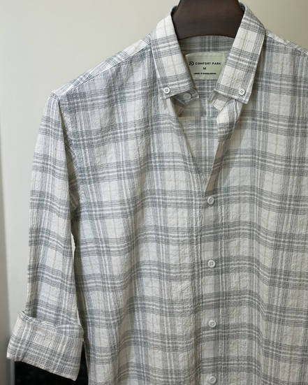 White & Grey Plaid