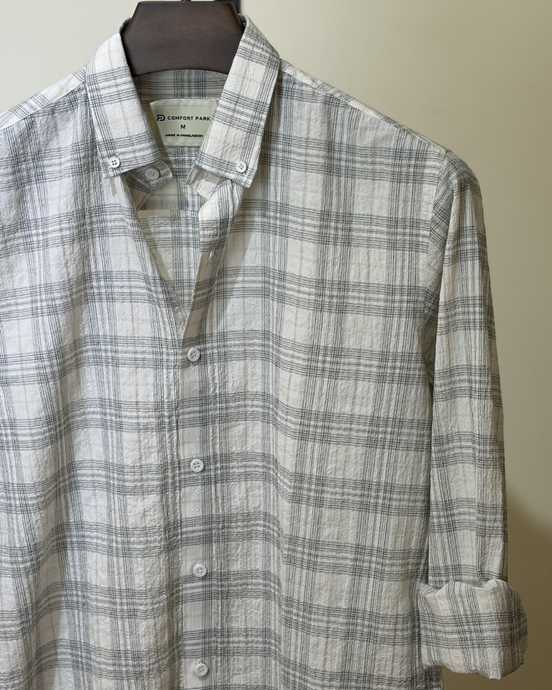 White & Grey Plaid