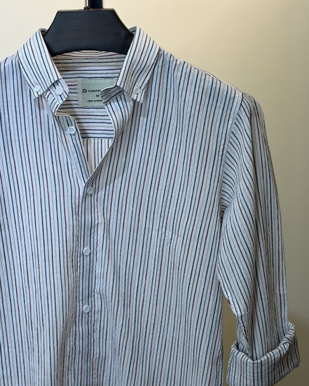 White Multi-Stripe