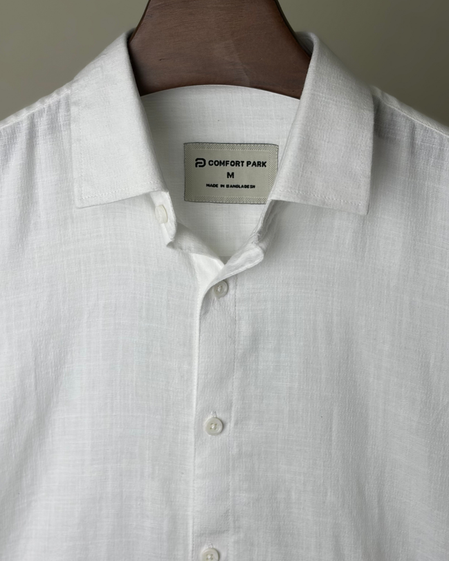 White soft cotton shirt