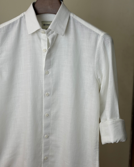 White soft cotton shirt