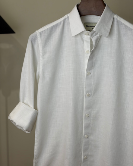 White soft cotton shirt