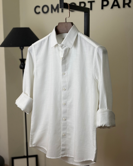 White soft cotton shirt