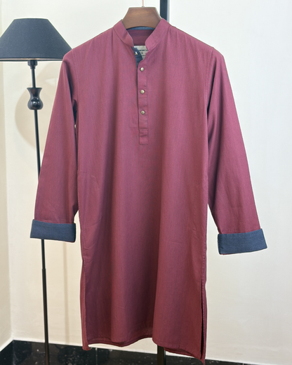Wine Maroon panjabi
