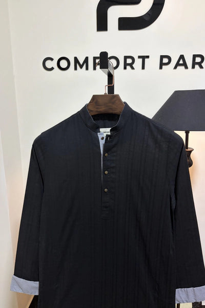 Black Panjabi - Traditional Wear for Men | ComfortPark