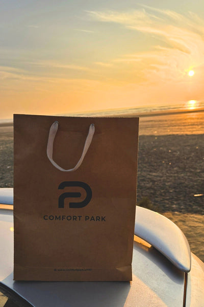 ComfortPark Brand Paper Bag - Brand Lifestyle Shot | ComfortPark