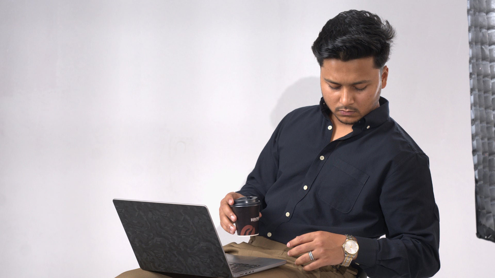 Navy Blue Formal Shirt - Casual Lifestyle Wear for Men | ComfortPark