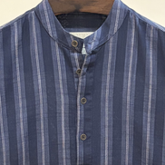 Dark navy with white stripes katua